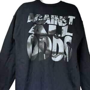 2 Pac Tupac Shakur Against All Odds Crewneck Pullover Sweatshirt Unisex Size XL